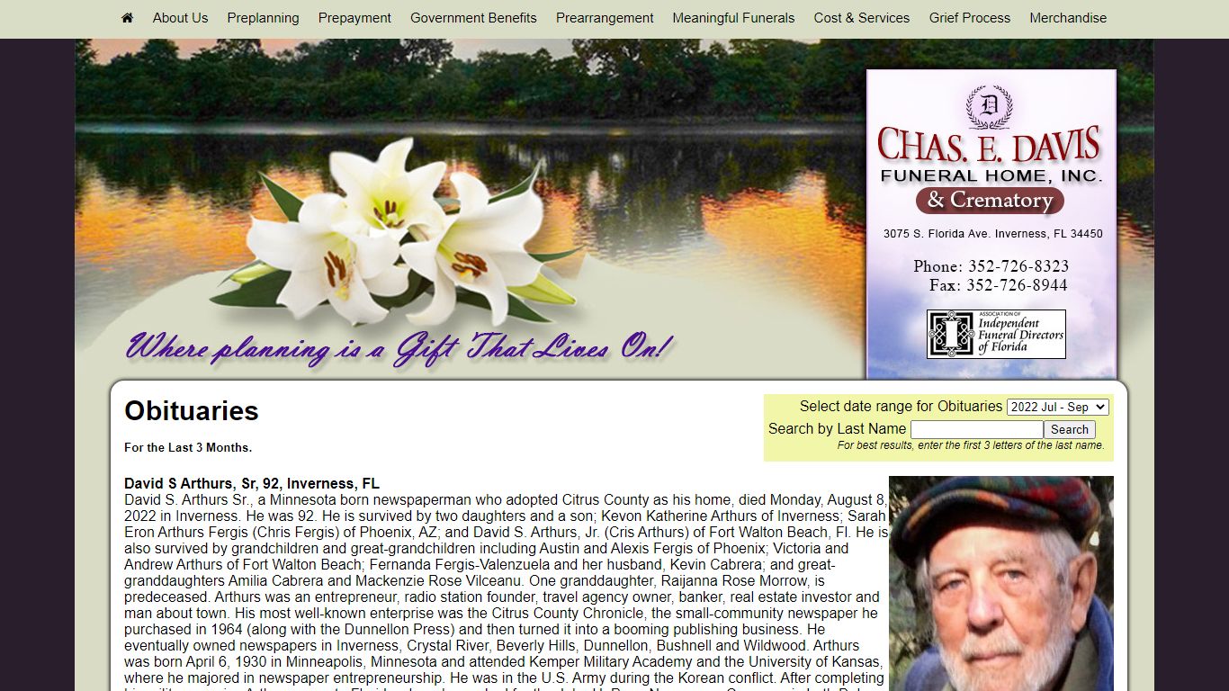 Chas E. Davis Funeral Home